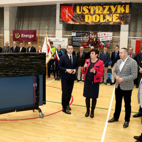 Otwarcie 30. Młodzieżowych Mistrzostw Polski w tenisie stołowym